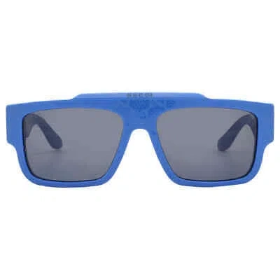 Pre-owned Gucci Blue Browline Men's Sunglasses Gg1460s 008 56 Gg1460s 008 56