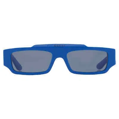 Pre-owned Gucci Blue Browline Men's Sunglasses Gg1592s 004 55 Gg1592s 004 55