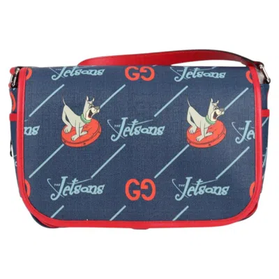 Pre-owned Gucci Blue Canvas Shoulder Bag ()