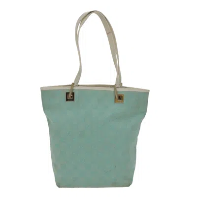 Pre-owned Gucci Blue Canvas Tote Bag ()