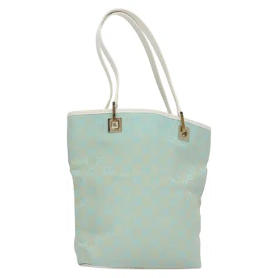 Pre-owned Gucci Blue Canvas Tote Bag ()