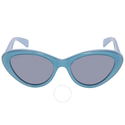 Gucci Blue Cat Eye Ladies Sunglasses Gg1170s 003 54
