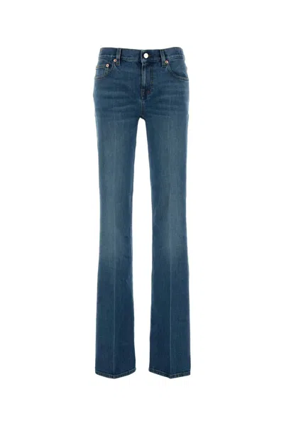 Gucci Blue Co Ea Flare Pants