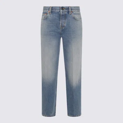 Gucci Blue Cotton Denim Jeans