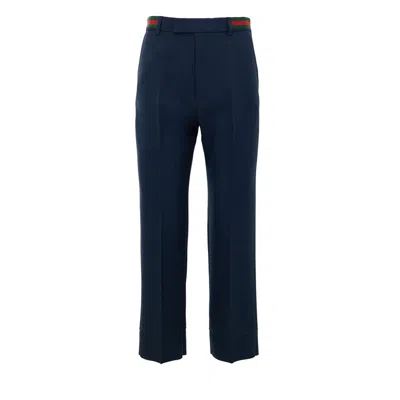 GUCCI BLUE COTTON JEANS DENIM
