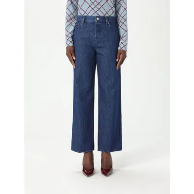 Gucci Blue Cotton Jeans Denim