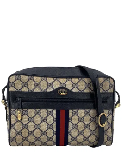 Gucci Blue Cotton Ophidia Crossbody (authentic Pre-loved) In Multi