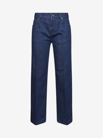Gucci Blue Denim Straight Jeans