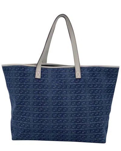 Gucci Blue Denim Tote (authentic Pre-loved)