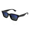 Gucci Blue Gradient Square Men's Sunglasses Gg1641sa 003 53