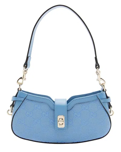 Gucci Blue Jumbo Gg Canvas