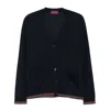 Gucci Women Long Sleeve V-neck Cardigan In Black