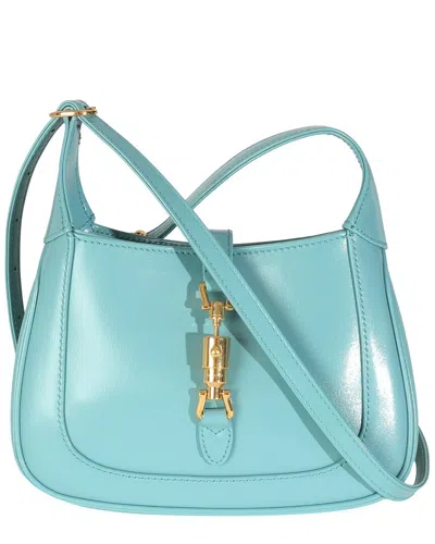 Gucci Blue Leather Boarded Dyana Lux Mini Jackie 1961 Hobo (authentic Pre-  Loved)