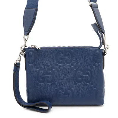 Pre-owned Gucci Blue Leather Clutch Bag Shoulder Bag ()