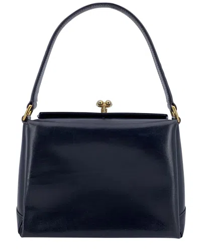 Gucci Blue Leather Handbag (authentic Pre-loved)