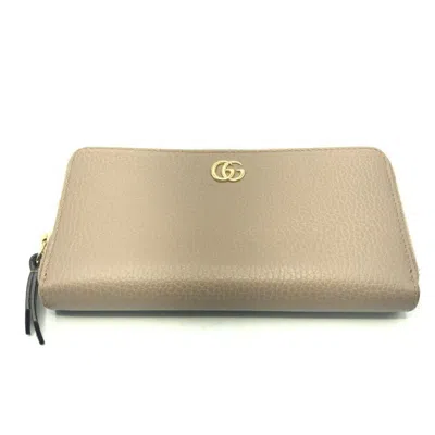 Pre-owned Gucci Blue Leather Long Bill Wallet (bi-fold) ()