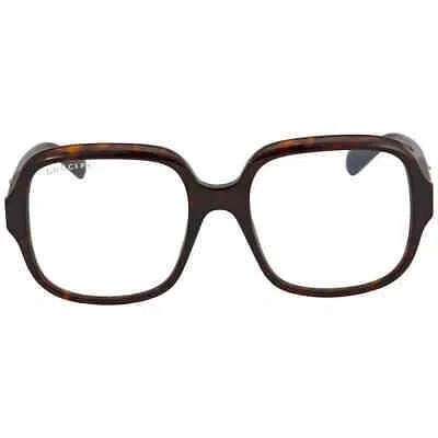 Pre-owned Gucci Blue Light Filter Square Ladies Sunglasses Gg0799s 001 53 Gg0799s 001 53 In Multi