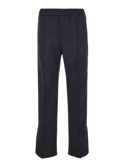 GUCCI BLUE CLASSIC PANTS