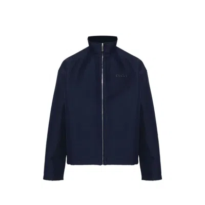 Gucci Blue Marabou Coat