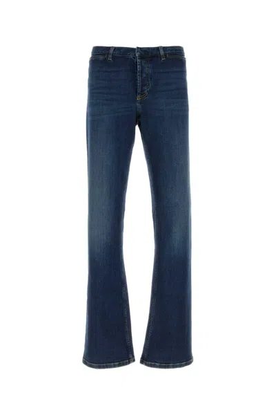 Gucci Blue Mid Rise Jeans