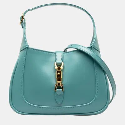 Pre-owned Gucci Blue Mini Jackie 1961