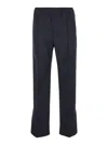 Gucci Blue Pants With Web Detail In Gg Fabric Man In Blue