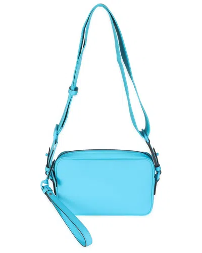 GUCCI GUCCI BLUE RUBBER EFFECT MONOGRAM GG CROSSBODY BAG (AUTHENTIC PRE-LOVED)