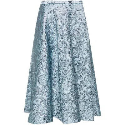 GUCCI GUCCI BLUE SKIRTS - A-LINE SKIRTS WOMEN