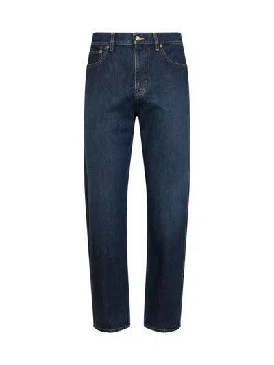 Gucci Blue Slim-fit Cotton Denim Jeans