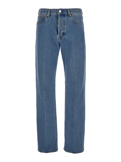 GUCCI BLUE STRAIGHT LEG DENIM PANT WITH LABEL