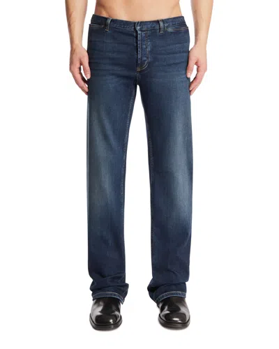 Gucci Blue Stretch Cotton Denim Trousers