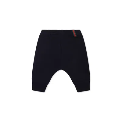 Gucci Blue Sweatpants For Babykids With Logo