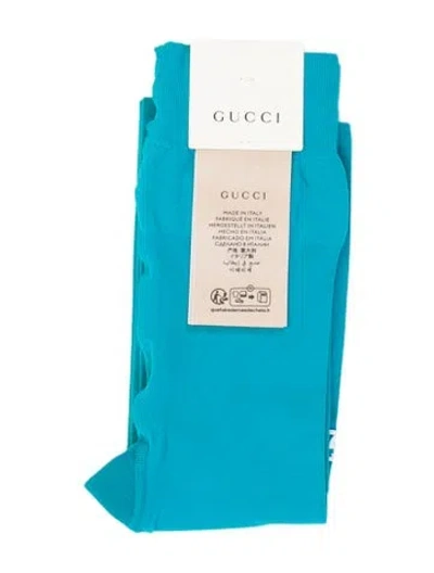 Pre-owned Gucci Blue Tights  W/tags