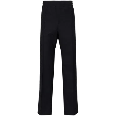 Gucci Blue Trousers - Regular & Straight-leg Trousers Men In Black