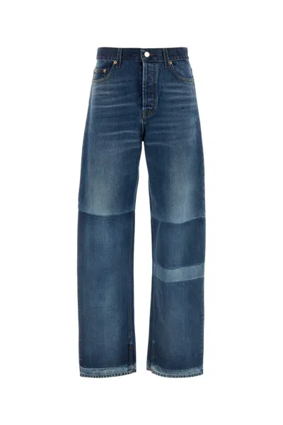GUCCI BLUE BOYFRIEND DENIM COTTON JEANS