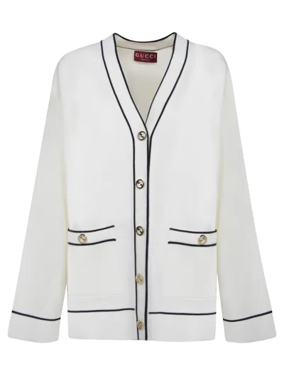 Gucci Cardigan In White