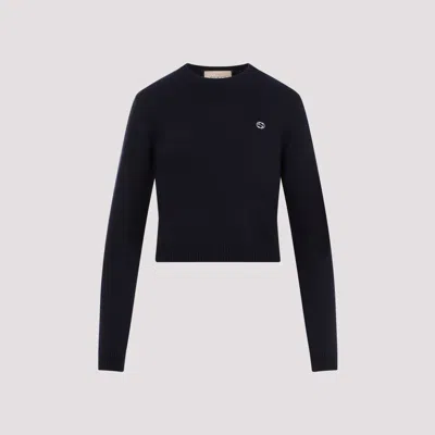 Gucci Wool Cashmere Sweater In Blue