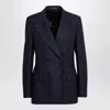 Gucci Double-breasted Gg Wool Jacket In Multicolor