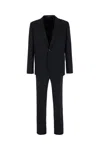 Gucci Wool Suit Double-breasted Design Structured Shoulders In Blu