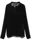Gucci Bluse Mit Kristallen In 1043 - Blackmix
