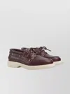 Gucci Boat Shoes Lace-up Detail