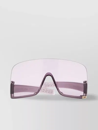 Gucci Bold Oversized Tinted Frame Sunglasses In Purple