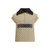 Gucci Bomber Gilet With Single Front Pocket In Brown