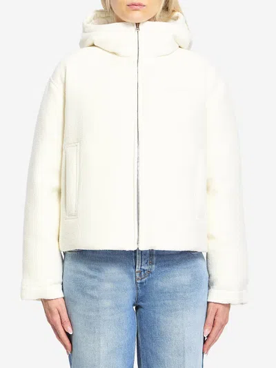 Gucci Bomber In Misto Lana In White