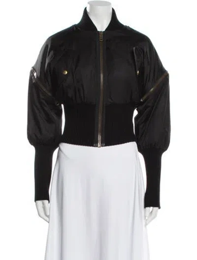 Pre-owned Gucci Bomber Jacket In Black