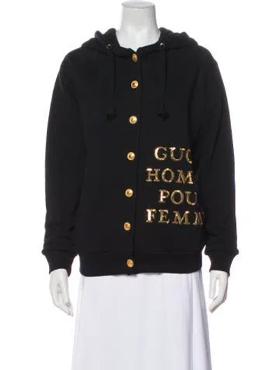 Pre-owned Gucci Bomber Jacket In Black