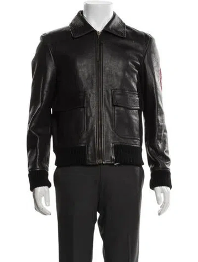 Pre-owned Gucci Bomber Jacket In Black