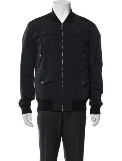 Pre-owned Gucci Bomber Jacket In Black