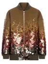 Gucci Olive Green Batavia Wool Bomber Jacket In Green