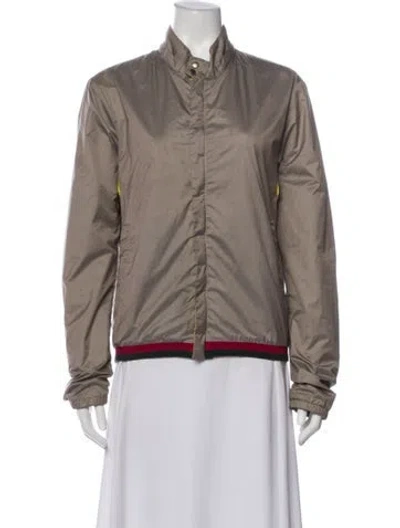 Pre-owned Gucci Bomber Jacket In Neutral